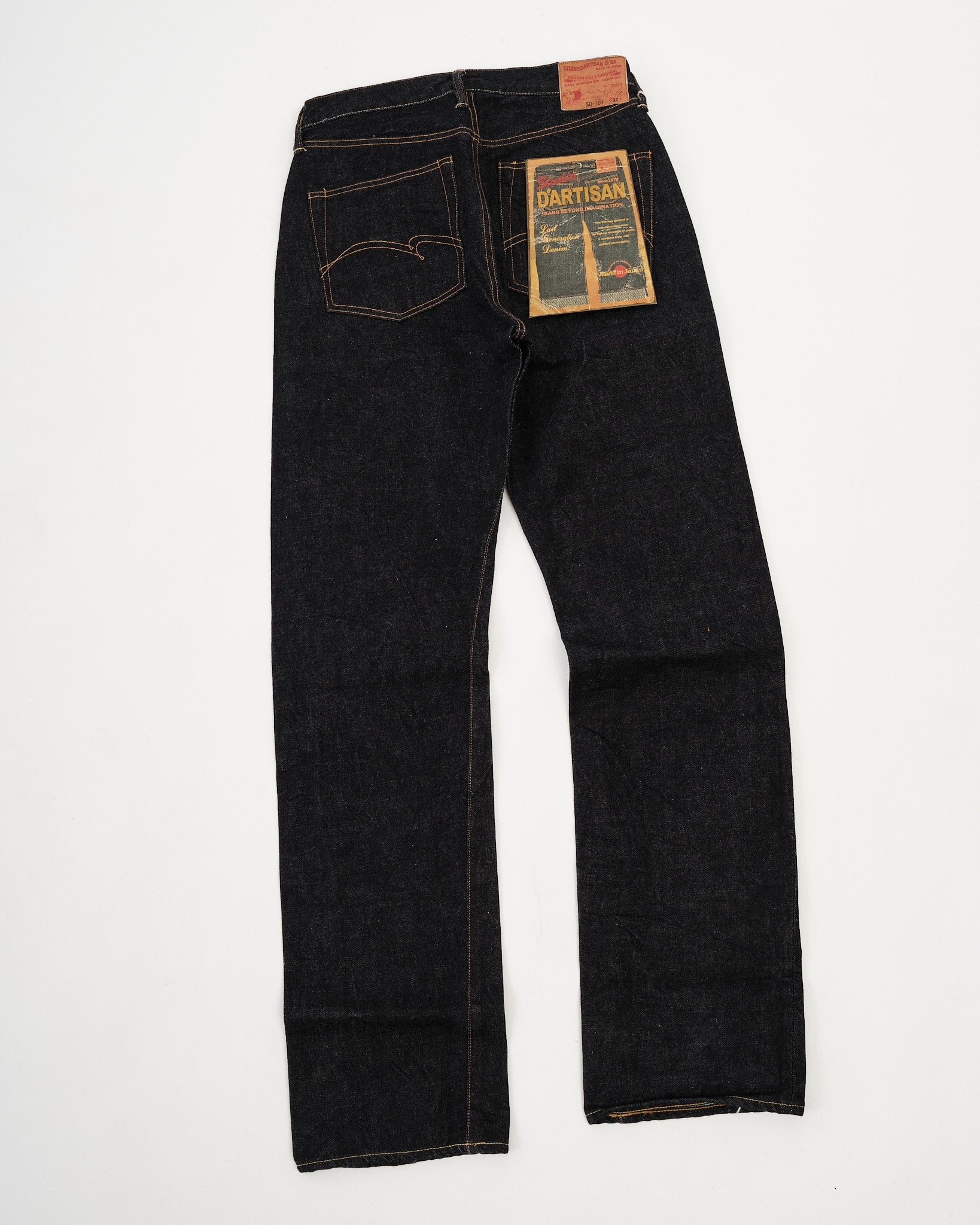 STUDIO D'ARTISAN | SD-101 Regular Straight One Wash | MEADOW